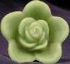 Small Floating Rose Candle - Celadon