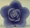Small Floating Rose Candle - Slate Blue