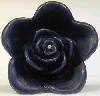 Small Floating Rose Candle - Navy Blue