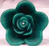Small Floating Rose Candle - Teal Marine