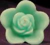 Small Floating Rose Candle - Aqua