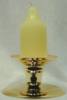 Premium Handmade 1.5" Wide x 4" Tall Unscented Pegged Candle - Canary Yellow