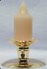 Premium Handmade 1.5" Wide x 4" Tall Unscented Pegged Candle - Ivory