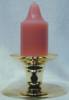 Premium Handmade 1.5" Wide x 4" Tall Unscented Pegged Candle - Olde Rose