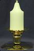 Premium Handmade 1.5" Wide x 4" Tall Unscented Pegged Candle - Shell White