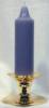 Premium Handmade 1.5" Wide x 6" Tall Unscented Pegged Candle - Burgess Blue