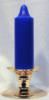 Premium Handmade 1.5" Wide x 6" Tall Unscented Pegged Candle - Cobalt Blue