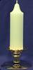 Premium Handmade 1.5" Wide x 6" Tall Unscented Pegged Candle - Shell White