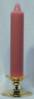 Premium Handmade 1.5" Wide x 9" Tall Unscented Pegged Candle - Olde Rose