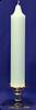 Premium Handmade 1.5" Wide x 9" Tall Unscented Pegged Candle - Pure White