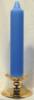 Premium Handmade 1.5" Wide x 9" Tall Unscented Pegged Candle - Sky Blue