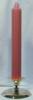 Premium Handmade 1.5" Wide x 12" Tall Unscented Pegged Candle - Olde Rose
