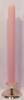 Premium Handmade 1.5" Wide x 18" Tall Unscented Pegged Candle - Baby Pink