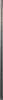 Premium Handmade Flower Taper 1/4" Wide x 14" Tall Unscented Candle - Black