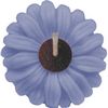 Small Floating Daisy Candle (1.75") - Periwinkle w/ Brown Center