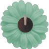 Small Floating Daisy Candle (1.75") - Seafoam w/ Brown Center
