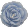 Medium Floating Rose Candle (2.5") - Light Blue