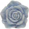 Large Floating Rose Candle (3") - Light Blue
