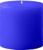 4" x 4" Unscented Pillar Candle (True Blue / Cobalt)
