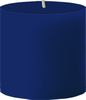 4" x 4" Unscented Pillar Candle (Navy Blue)