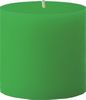 4" x 4" Unscented Pillar Candle (Green)