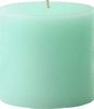 4" x 4" Unscented Pillar Candle (Seafoam)