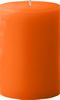 4" x 6" Unscented Pillar Candle (Orange)