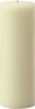 4" x 12" Unscented Pillar Candle (Off White / Ivory)