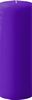 4" x 12" Unscented Pillar Candle (Purple)