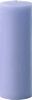 4" x 12" Unscented Pillar Candle (Periwinkle)