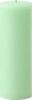 4" x 12" Unscented Pillar Candle (Pale Green)