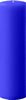 4" x 15" Unscented Pillar Candle (True Blue / Cobalt)