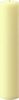 4" x 20" Unscented Pillar Candle (Pastel Yellow)