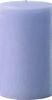 5" x 9" Unscented Pillar Candle (Periwinkle)