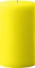 5" x 9" Unscented Pillar Candle (Bright Yellow)