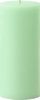 5" x 12" Unscented Pillar Candle (Pale Green)
