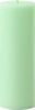 5" x 15" Unscented Pillar Candle (Pale Green)