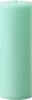 5" x 15" Unscented Pillar Candle (Seafoam)