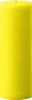 5" x 15" Unscented Pillar Candle (Bright Yellow)