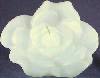 Large Floating Rose Candle - White