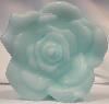 Large Floating Rose Candle - Aqua