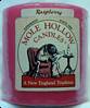 Mole Hollow 3" Wide x 3" Tall Pillar Candle - Raspberry