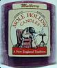 Mole Hollow 3" Wide x 3" Tall Pillar Candle - Mulberry