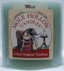 Mole Hollow 3" Wide x 3" Tall Pillar Candle - Mist