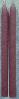Mole Hollow Half Inch Taper Candles 6" Tall (Pair) - Mauve