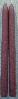 Mole Hollow Standard Taper Candles 10" Tall (Pair) - Mauve